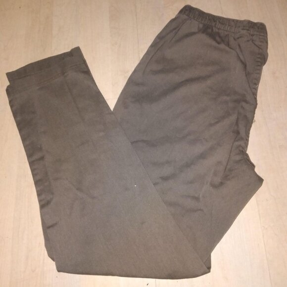 Croft & barrow womans Brown elastic band waist - Picture 1 of 4